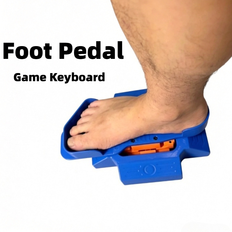 Usb Foot Pedal Gaming - Pedale per Tastiera da Gioco Personalizzato