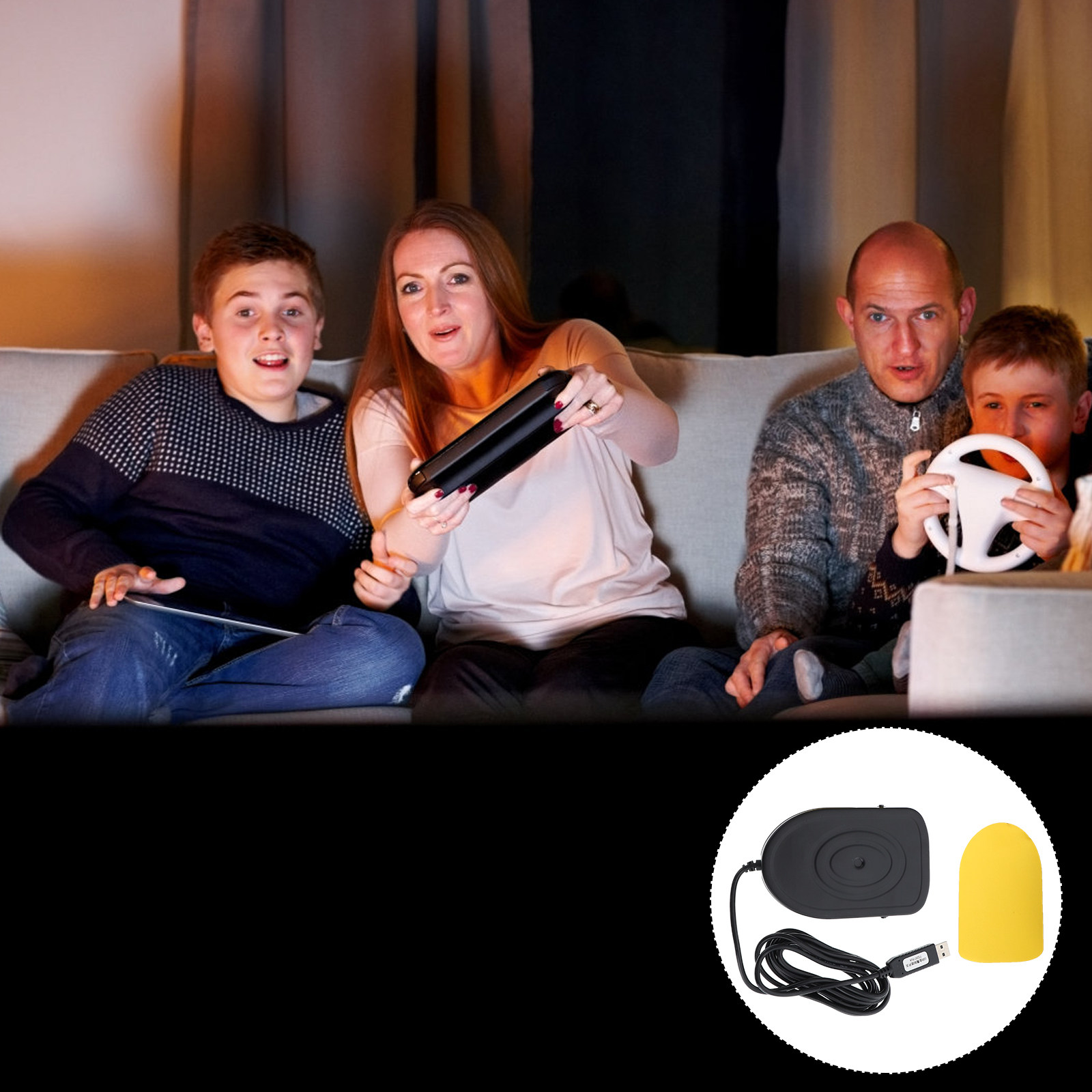 Usb Foot Pedal Gaming - Pedale USB in Metallo per Computer,