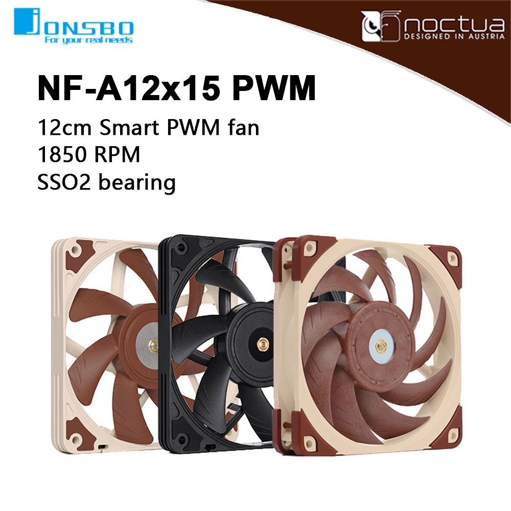 Pc Case Fan - Nocura NF-A12x15 PWM Chromax.black.swap 120mm custodia