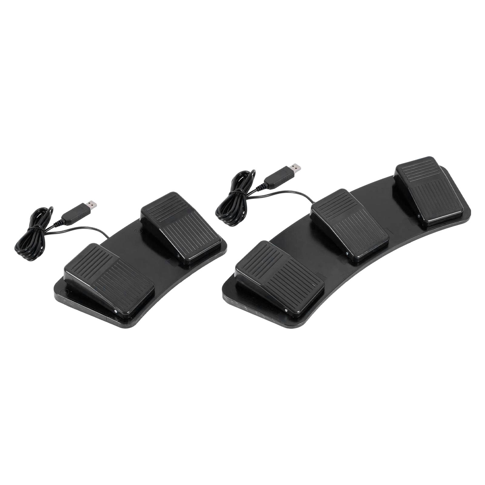 Usb Foot Pedal Gaming - Pedale USB Professionale Multifunzione per Cambio