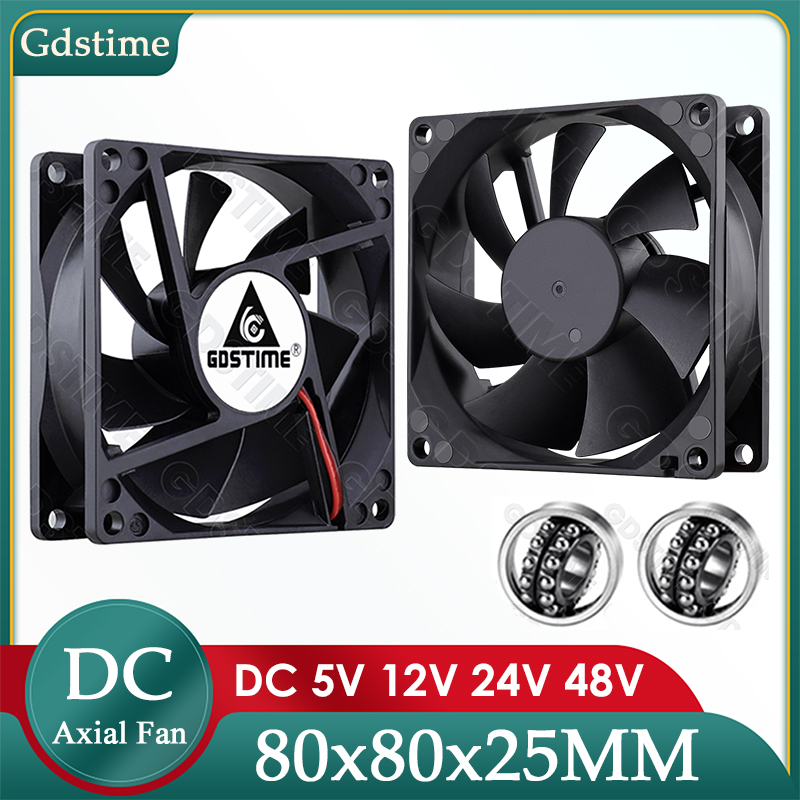 Pc Case Fan - Gdstime DC 5V 12V 24V Ventola