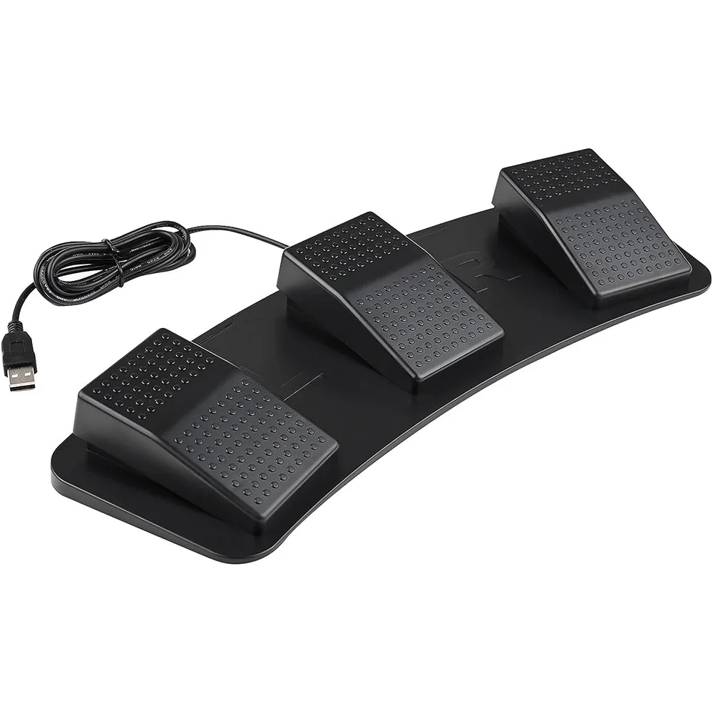 Usb Foot Pedal Gaming - Pedale USB a Tre Tasti Programmabile,