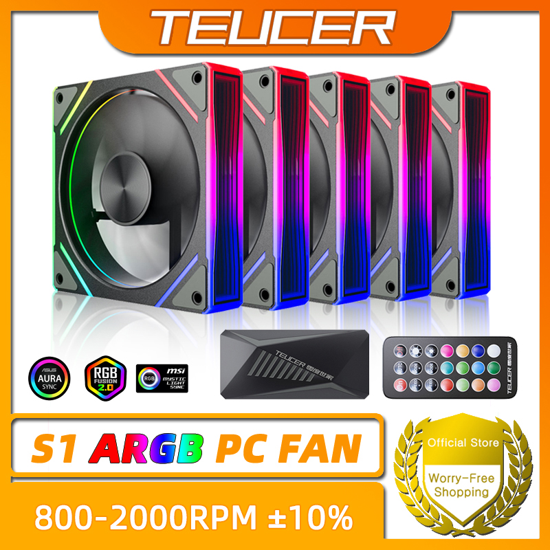 Pc Gaming Case - TEUCER Prism S1 ARGB Ventola PC