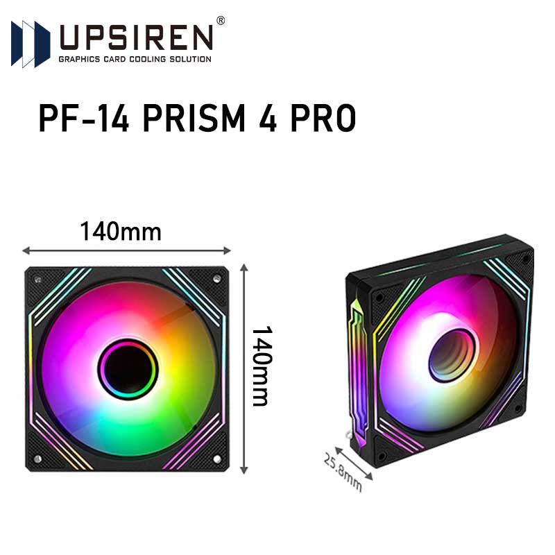 Pc Case Fan - UPSIREN PF-14 PRISM 4PRO Ventola del