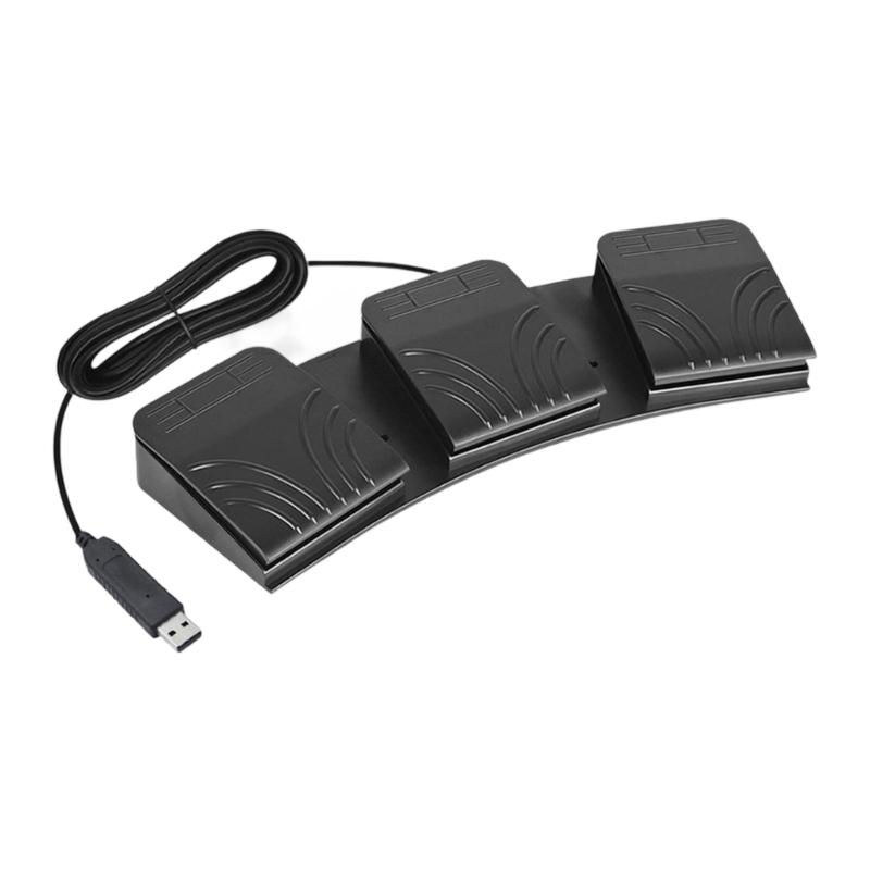 Usb Foot Pedal Gaming - Interruttori a pedale triplo per PC