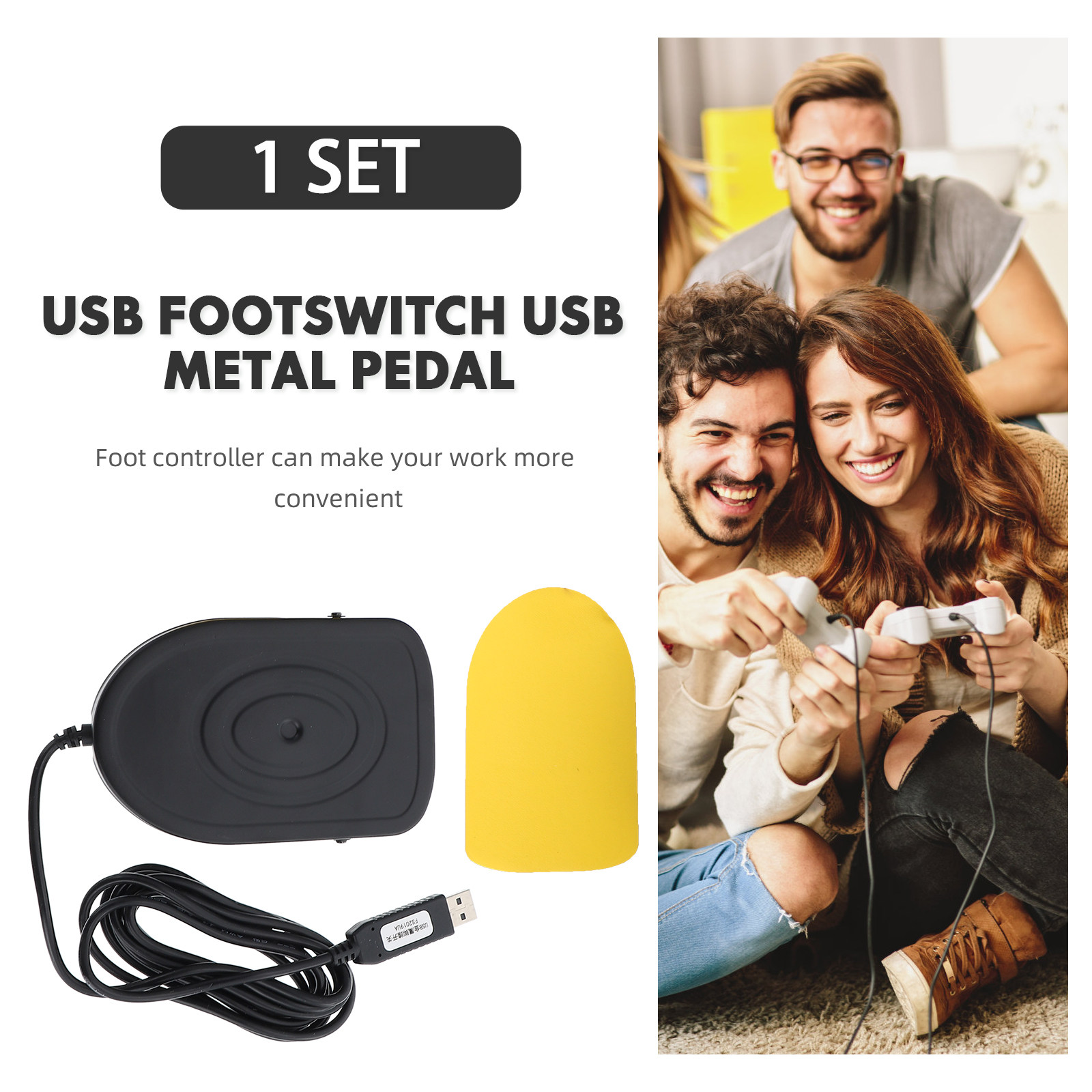 Pedale USB in Metallo per Comp - Usb Foot Pedal Gaming recensione e prezzo