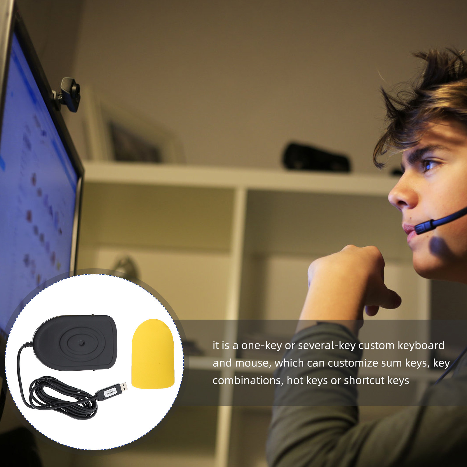 Pedale USB in Metallo per Comp - Usb Foot Pedal Gaming recensione e prezzo