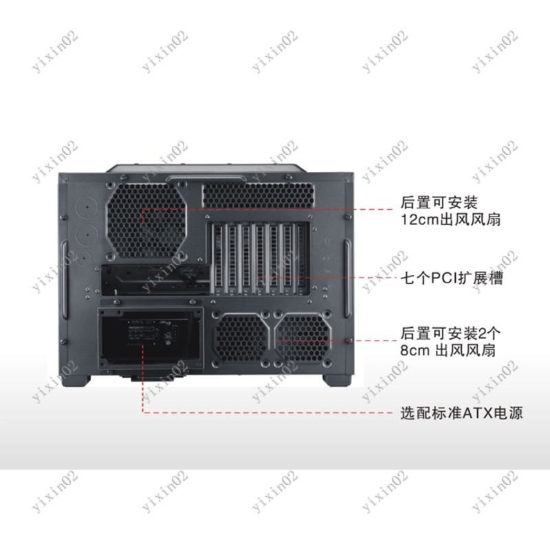 Custodia per computer con sche - Pc Case Fan recensione e prezzo