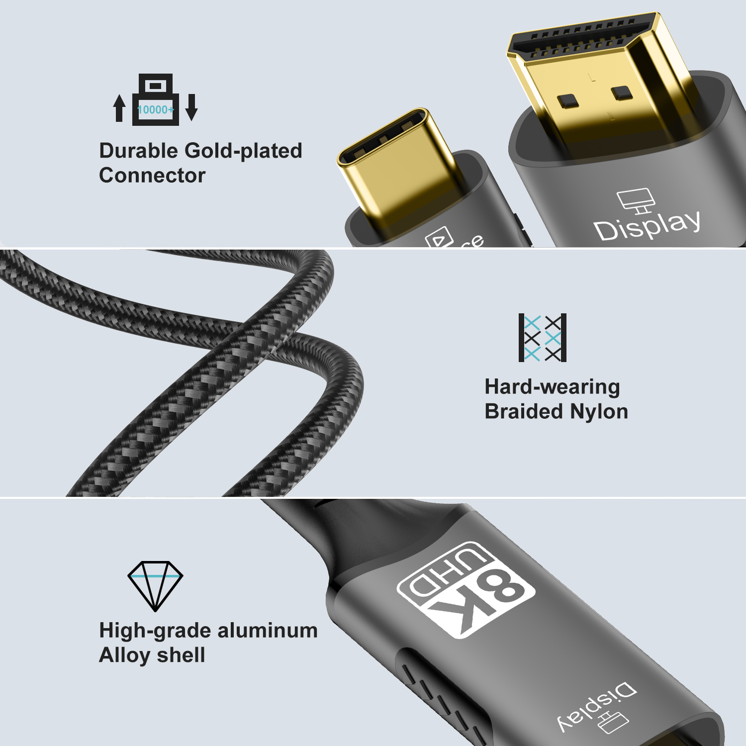 Cavo 8K da tipo C a HDMI 2.1 3 - Pc Zotac Gaming recensione e prezzo