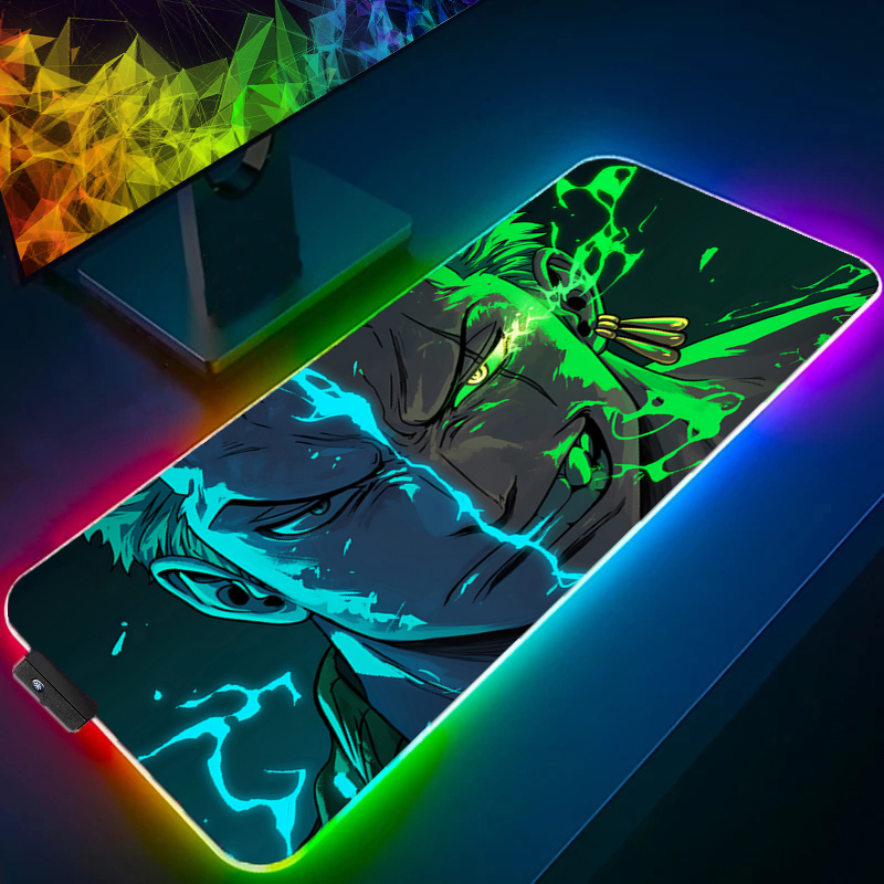 ONE PIECE Zoro Mouse Pad RGB A - Rgb Keyboard Wrist Rest recensione e prezzo