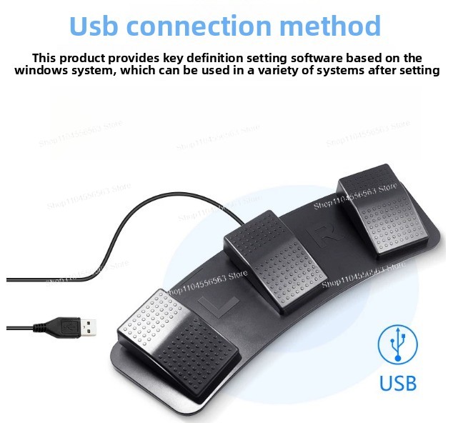 Pedale USB a 3 pulsanti progra - Usb Foot Pedal Gaming recensione e prezzo
