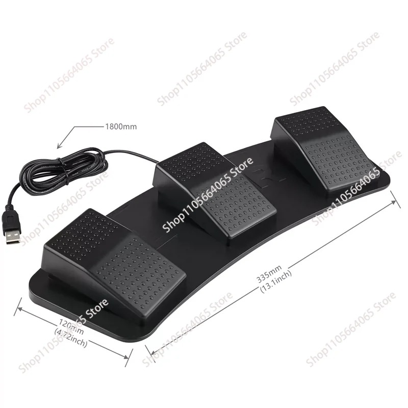 Pedale USB a 3 pulsanti progra - Usb Foot Pedal Gaming recensione e prezzo