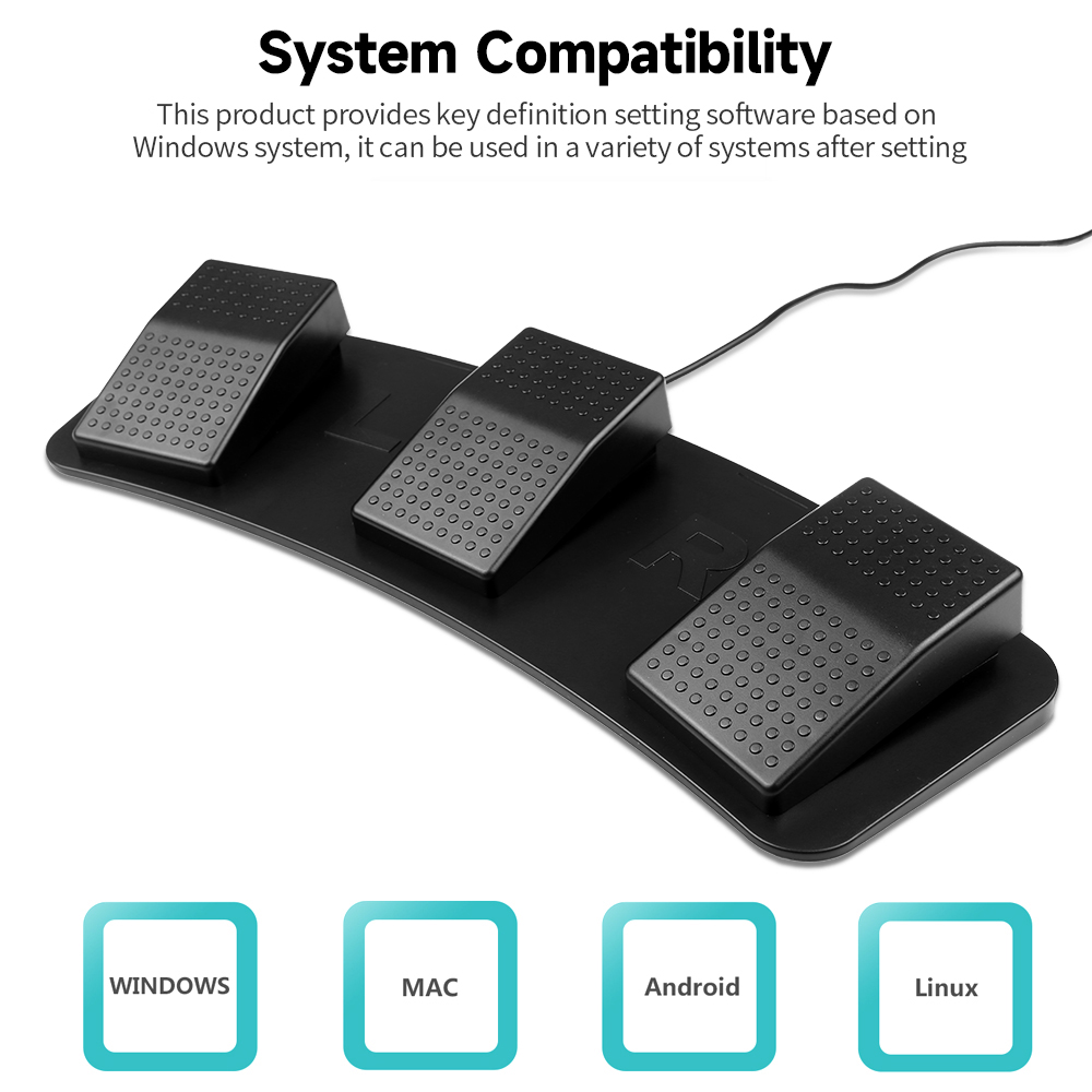 FS23-PM interruttore a pedale  - Usb Foot Pedal Gaming recensione e prezzo